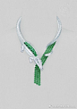 #珠宝设计# 遇到鳄鱼，你怕不怕？

Cartier 刚刚推出一组以「鳄鱼」为主题的新高级珠宝，并特别强调祖母绿宝石的运用，共有4件独一款珠宝，镶嵌14颗总重达46.45ct哥伦比亚产祖母绿 ​​​​