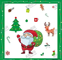 卡通圣诞老人 【酷图网】小熊,礼物,圣诞老人,圣诞礼物,平安夜,圣诞球,蝴蝶结,丝带,彩带,绸带,缎带,圣诞树叶,树叶,榭寄生,星光,光晕,圣诞,圣诞节,圣诞背景,圣诞贺卡,圣诞海报,圣诞素材,圣诞元素,背景,背景图,海报,矢量素材