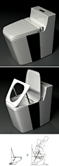 Stand-helping Closestool Toilet Seat by Prof Zhu 随着年龄的增长和体质的衰退，即便是蹲下、起立等小事都会让老人感觉到双腿备受折磨。为此，设计师们就针对年…