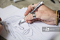 Close-up of artist drawing a sketch详情 - 创意图片 - 视觉中国 VCG.COM
