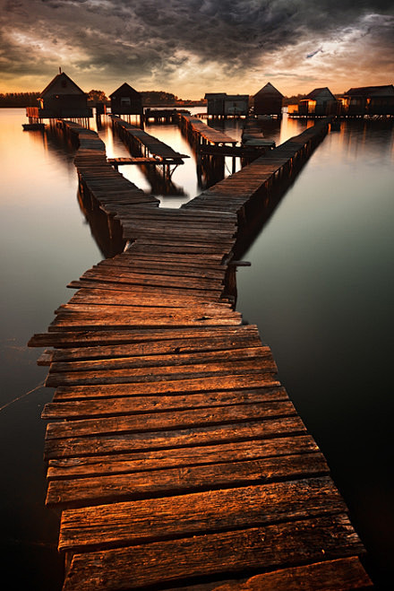 顶尖摄影集：码头黄昏，一片别致的美