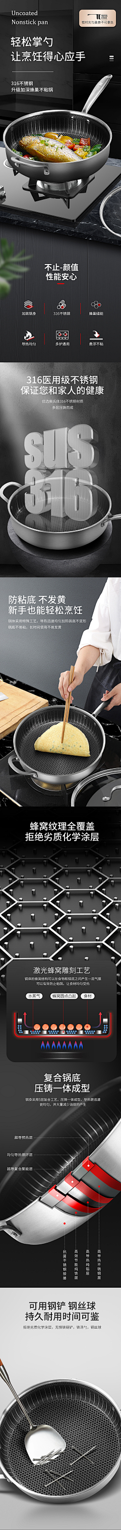 小小的人爱设计采集到不锈钢详情