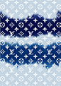 扎染+ 标识Monogram 图案(满版）