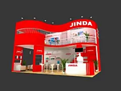 金达不干胶双层展览展示会展模型