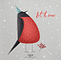 Happy winter time插画设计by Karina Lemesheva ​​​​