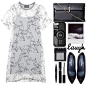 A fashion look from August 2016 featuring sheer dress, black flats and Dorothy Perkins. Browse and shop related looks.