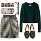 A fashion look from March 2013 featuring 3.1 Phillip Lim sweaters, Raoul mini skirts and B Store loafers. Browse and shop related looks.