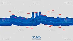 抽象,波形,大数据,二进制码,紫色,三维图形,传媒,噪声,商务,几何形状