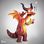 Cartoony Dragon - 3D Model, José Luis Hernández : hi guys hope you like my latest stylized design, a Cartoony Dragon. It was a lot of fun designing this funny character.

Artwork: https://www.artstation.com/twarda

My instagram: https://www.instagram.com/