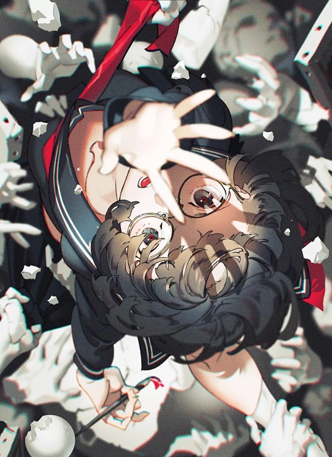 米山舞插画作品
