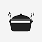 火锅食物食物锅图标_88ICON https://88icon.com 火锅 食物 食物锅 热食 蒸汽