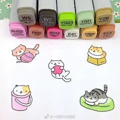 马克笔手绘~一大波简笔画素材
ins:kirakiradoodles ​ ​​​​