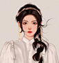 一组超好看的女生头像 ​​​​
画师：yuting ​ ​​​​