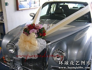 韩国制作的加纱的花车，好精致的婚车，好简...