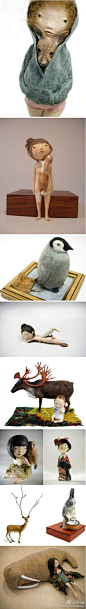 日本艺术家大久保恭子（Kyoko Okubo）羊毛毡手工作品
