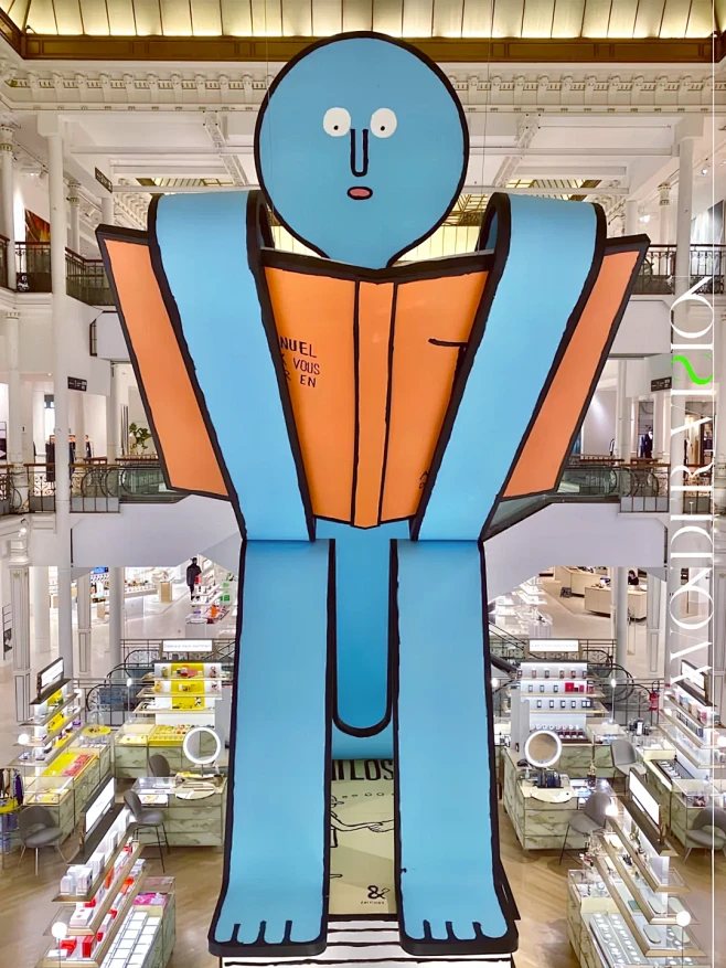 Le Bon Marché 与艺术家Je...