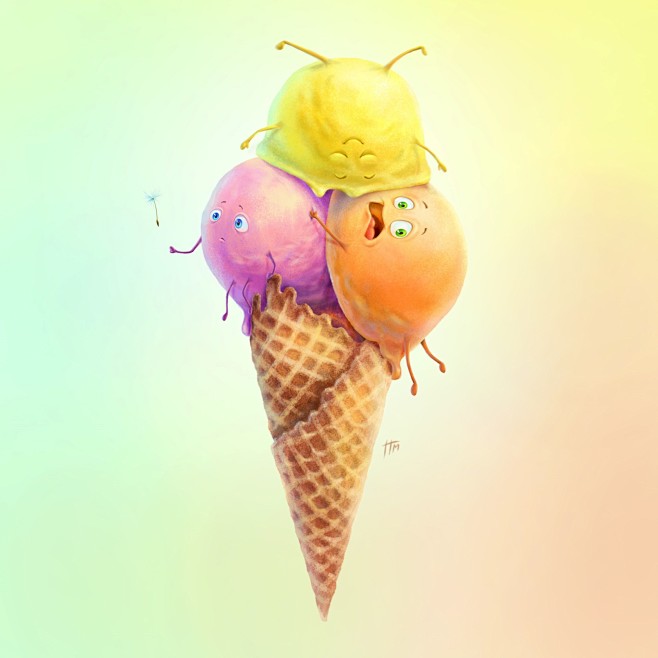 Ice cream cone : Fro...