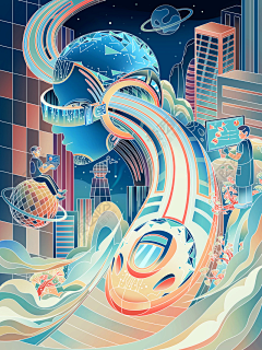 cecily55采集到中国日报（插画专区）