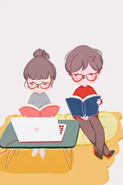 #手绘##插画##漫画##两个人#