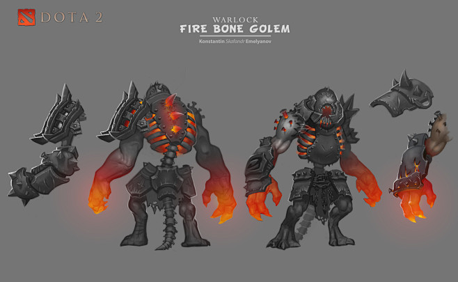 Fire Golem, Konstant...
