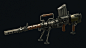 Anti-Tank Rifle, Tomi Väisänen : Started as a test using this awesome quadremesher plugin, combined with boolean heavy workflow. Materials are corona procedurals as always.