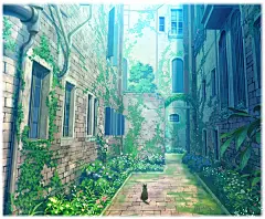 秋色波连波的相册-日系动漫和插画里的场景