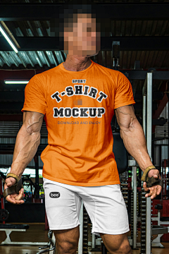 T恤服饰样机包装模板