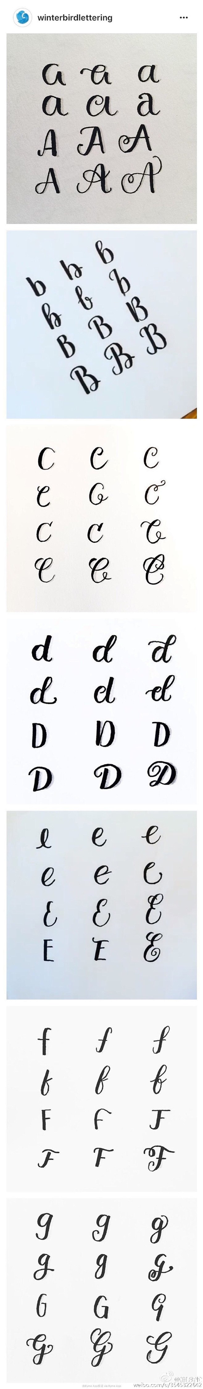 #作品欣赏##brushletter# ...
