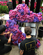 #TeamLeatham in Full #FloralArt work mode at #TheBigSexy - We Love our Job !!! -
