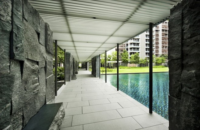 新加坡优景苑集合住宅景观设计 高清意向图...