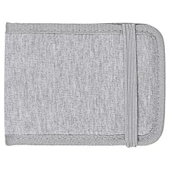 MUJI 无印良品 天竺棉名片盒（横型）12枚收纳 灰色 黑色 二色选