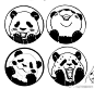 橡皮章素材 
panda ​​​​