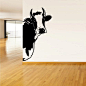 Wall Vinyl Sticker Decals Decor Art Bedroom Design Mural Modern Design Cow: 