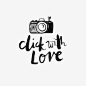 Love the illustration of the camera. / click with love in White Art Print