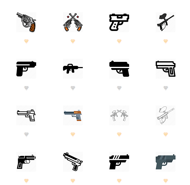 枪 寻图标 icon.52112.com