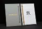 Logotype and menu with a gold foil print finish by Post Projects for Vancover-based Chinese restaurant Bambudda