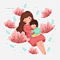 妇女节妈妈形象PNG免抠图图片大小2400x2400px 图片尺寸3.63 MB 来自PNG搜索网 pngss.com 免费免扣png素材下载！3.8#PNG免抠图#妇女节#花朵#卡通手绘#妈妈和宝宝#妈妈形象#母亲形象#女神节#女王节#女性形象#三八妇女节#唯美花朵图案#