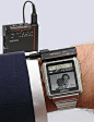 Seiko B&W TV Watch TR02-01 (1982, Japan)