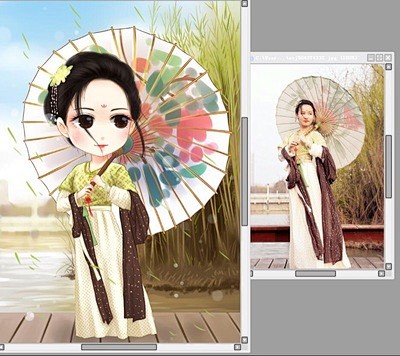 Q版头像设计q版人物写实漫画婚庆Q版形象...