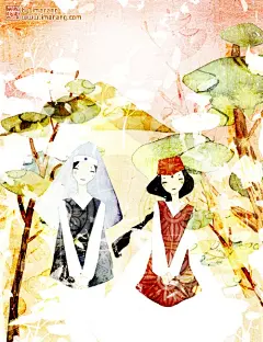 韩国插画师Imarang插画作品欣赏 #采集大赛#