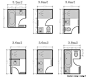 Les petites salles de bains (2 / 3 m²) | Studio d'archi: 