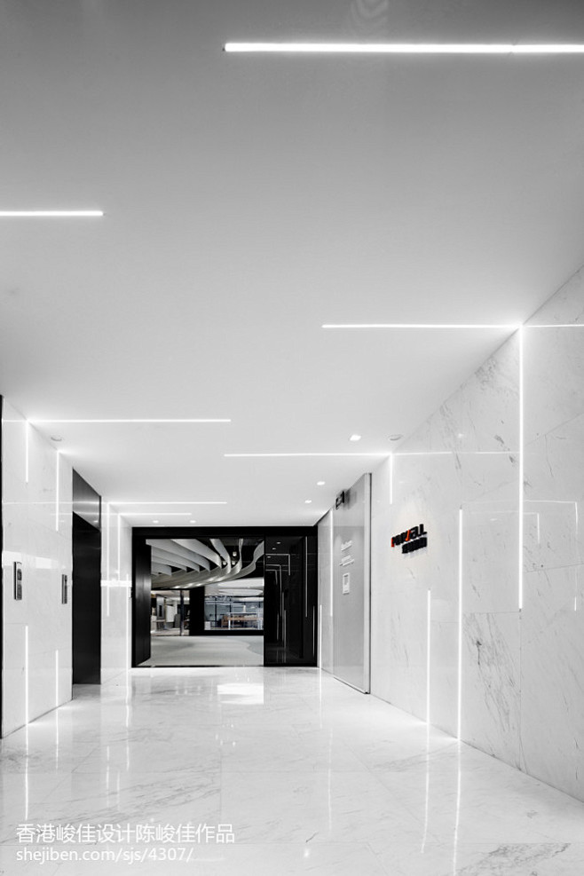 pinwell创意办公室展厅走廊设计