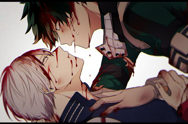 我的英雄学院绿谷出久x轰焦冻这一对太带感了twimtkmha676767