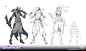 Senja & Niss - Wayfinder Character concept. 