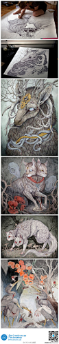 CICINNUS-ART NEWS
美国艺术家 Caitlin Hackett 的插画作品，她喜欢一系列的趋向邪恶主题的插画，如不可能的神话一般，动物会突变、拟人化，线条间充斥着她关于人与动物的思考。

 

立即关注：cicinnus  - weibo  - shop