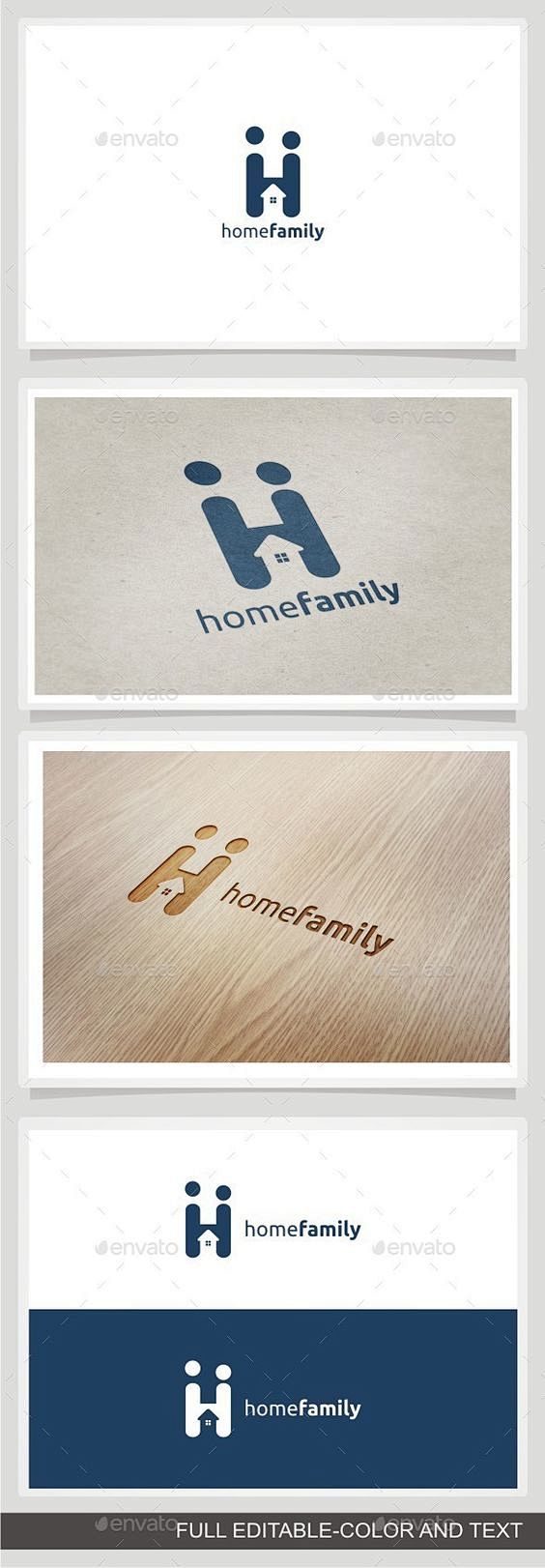 Home Family Logo Des...