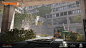Bureau Headquarters Courtyard- Tom Clancy's: The Division 2, Tom Lawson : During my time working on the main game I assisted in dressing some of the exterior parts of the Bureau Headquarters side mission. This was mainly state of the world dressing to hel