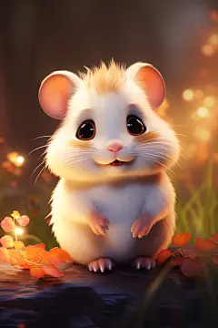 仓鼠插画动物形象