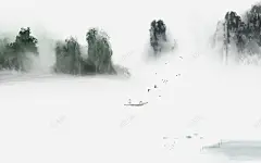 中国古风水墨山水免扣透明插画后期美化PS设计282 透明 元素 免抠png 设计图片 免费下载 页面网页 平面电商 创意素材