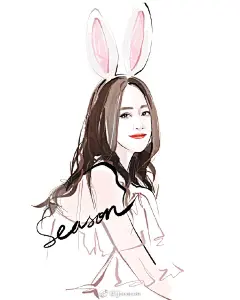 #jjseason插画# #season时尚插画# ----- 春日清新淡雅少女风，你喜欢哪一款？ #刘亦菲#  #刘诗诗# #倪妮#  #赵丽颖#  #陈乔恩# #宋茜#  #郑爽#  #林允# #古力娜扎# | #插画狂想# @微博设计美学 ​​​​